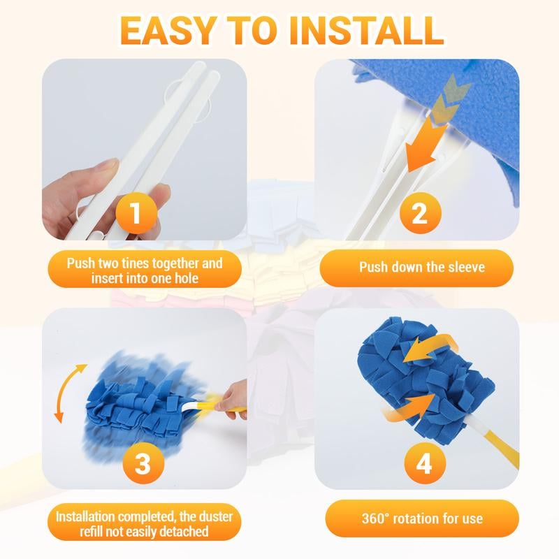 DustGlide – 360° Electrostatic Dust Removal Brush