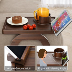 CouchBuddy – 4-in-1 Armrest Tray