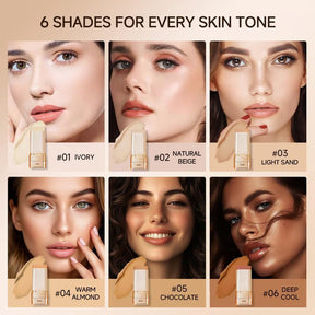 AuraFace – Luminous Dual-Ended Foundation Stick