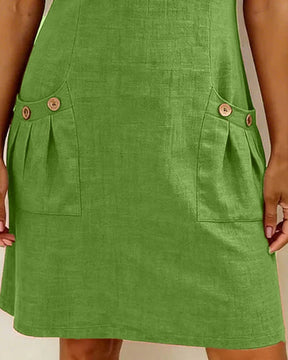 UrbanBreeze Zip – Everyday Cotton-Line Dress