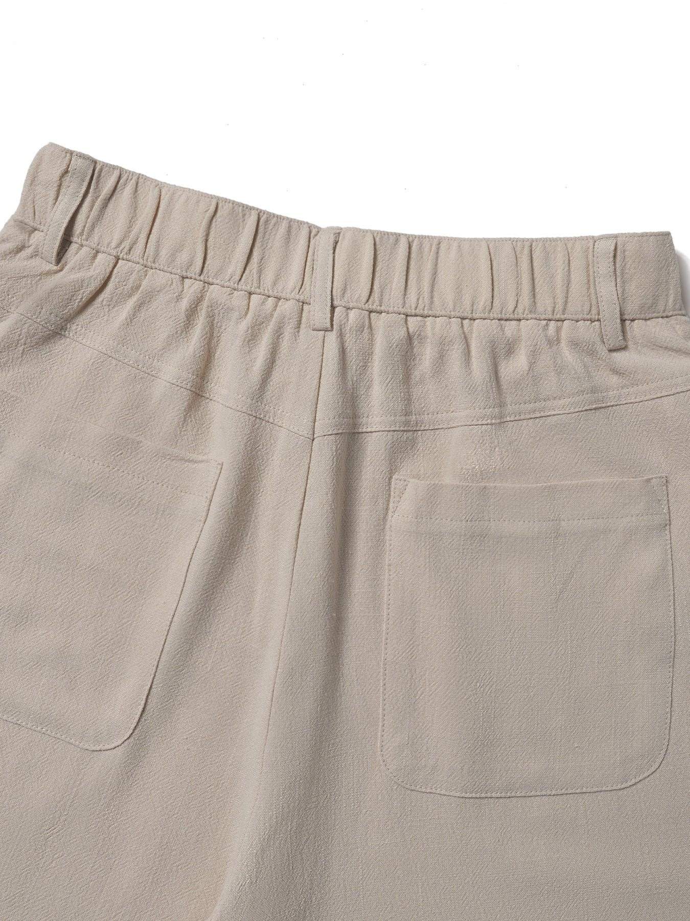 Linenora – Summer Cotton-Linen Palazzo Pants