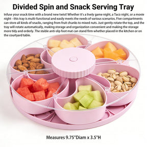 PartyTwist – Rotating Divided Tray