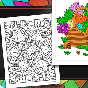 QuietCanvas – Therapeutic Coloring Book for Adults