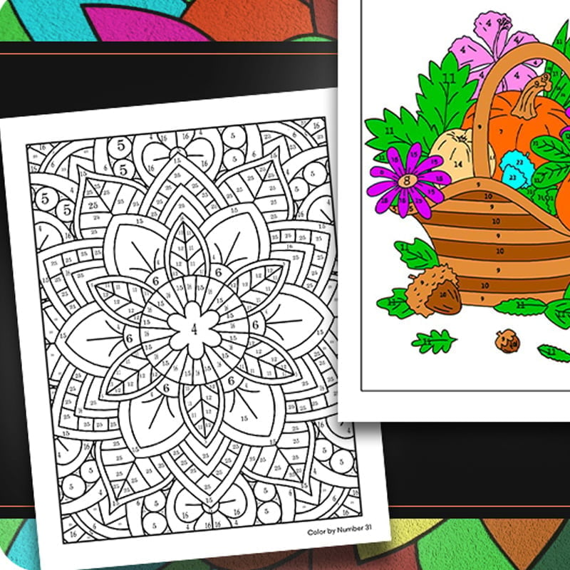 QuietCanvas – Therapeutic Coloring Book for Adults