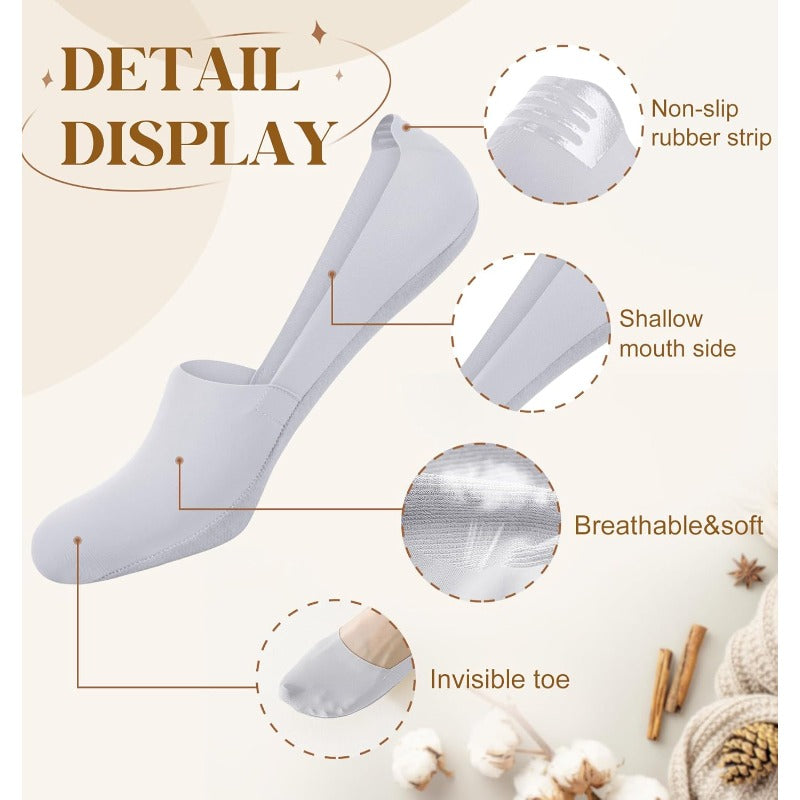 CloudStep - Breathable Cotton No-Show Socks