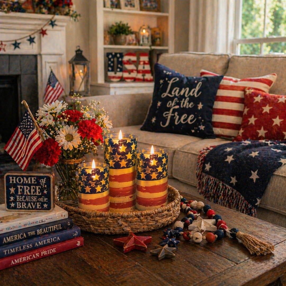 FreedomFlame – USA Inspired Flameless Candle Collection