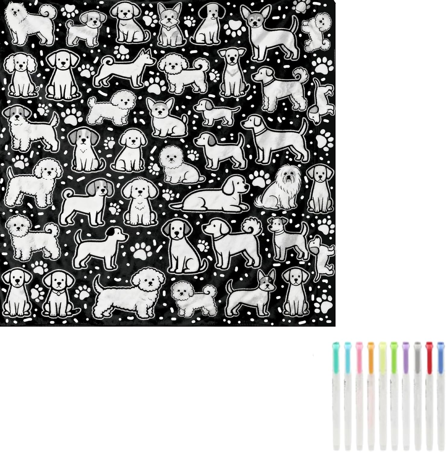 FocusBlanket – DIY Coloring Blanket