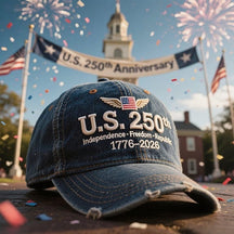 LibertyCap – USA 250th Anniversary Retro Washed Cap