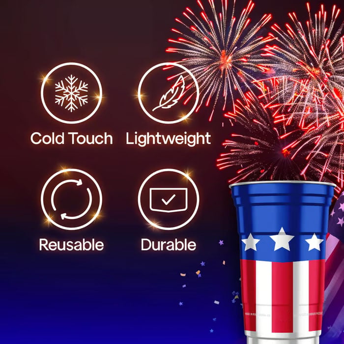 FreedomSip – 250th Anniversary Reusable Party Cups