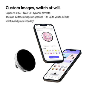 PixelPin – Digital Badge Photo & GIF Display Screen Pin