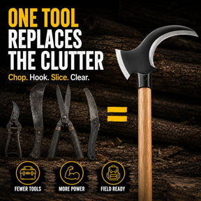 TimberClaw – Dual-Edge Clearing Axe