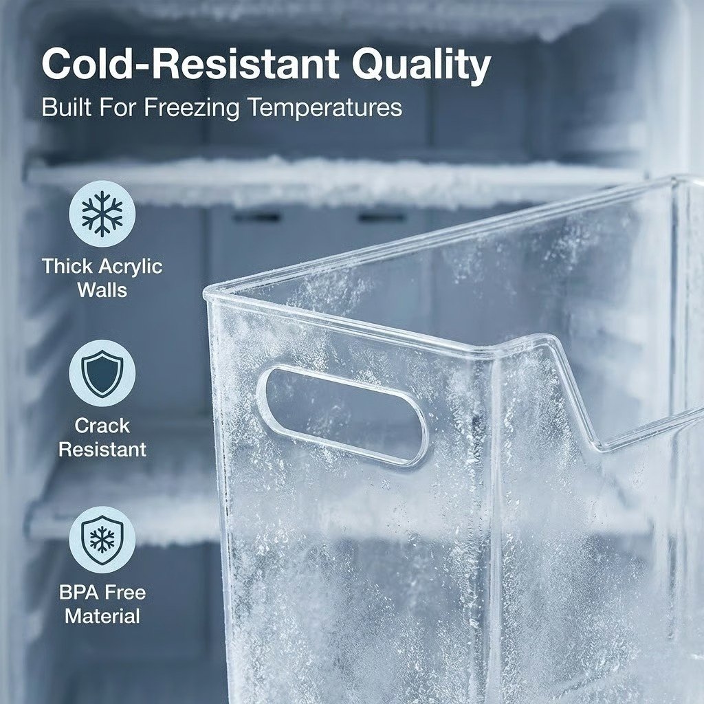 ClearStack – Space Saver Freezer Bins