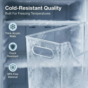 ClearStack – Space Saver Freezer Bins