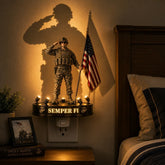 SemperGlow – USMC Semper Fi Shadow Night Light