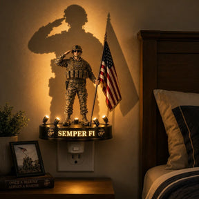 SemperGlow – USMC Semper Fi Shadow Night Light
