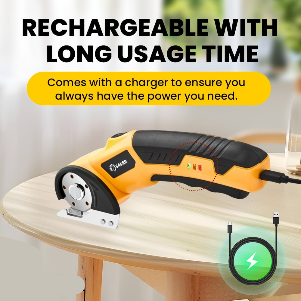 RapidSlice – Rechargeable Fabric & Metal Scissors