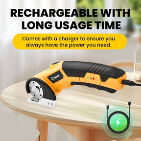 RapidSlice – Rechargeable Fabric & Metal Scissors