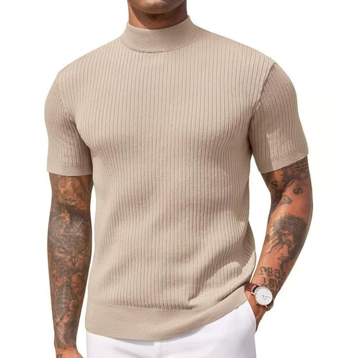 UrbanCore – Men's Mock Turtleneck Sweater