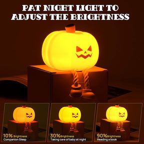 GlowGrin – Mischievous Grinning Pumpkin Night Light