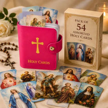 FaithKeeper – Genuine Leather Holy Card Holder