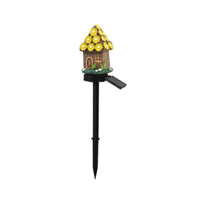 MushLumi – Solar Fairy-Tale Mushroom Cottage Light