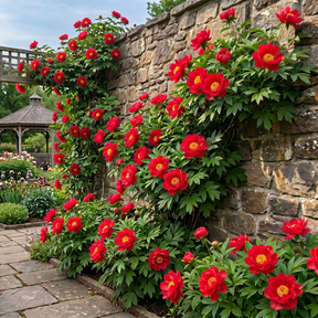 🌸 Rare Climbing Peony Bulbs🪴Big Full Blooms, Cold Hardy Perennial, Easy to Grow Garden Favorite