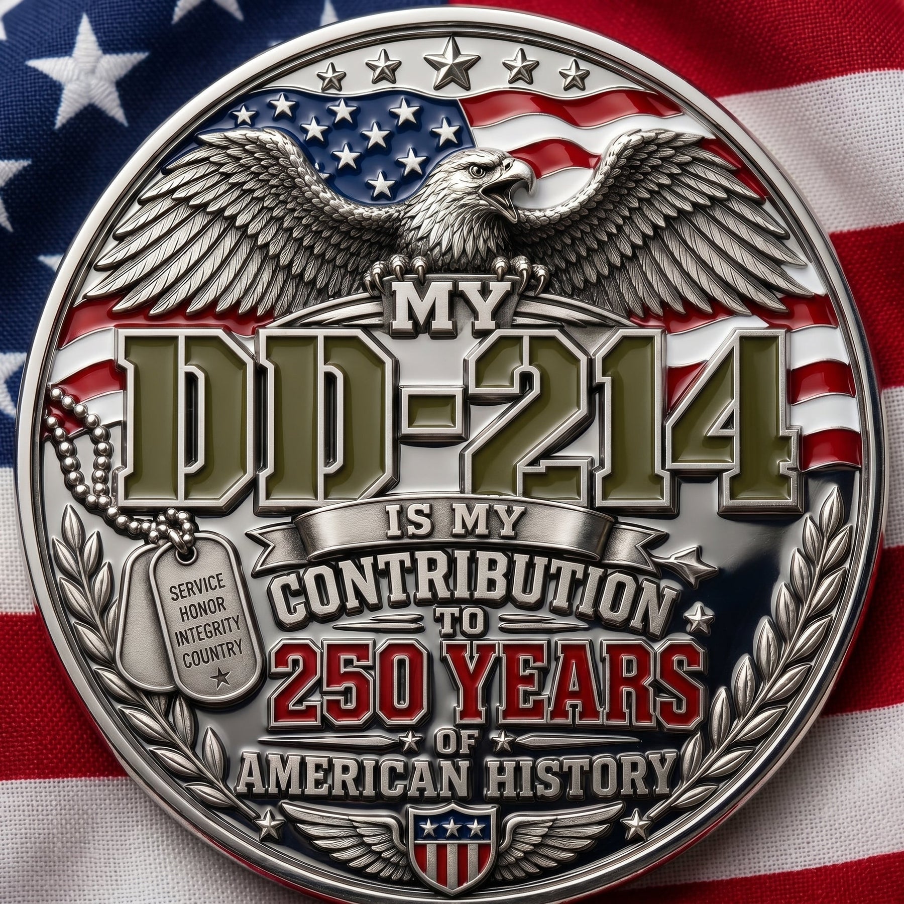 American Valor – DD214 Commemorative Coin