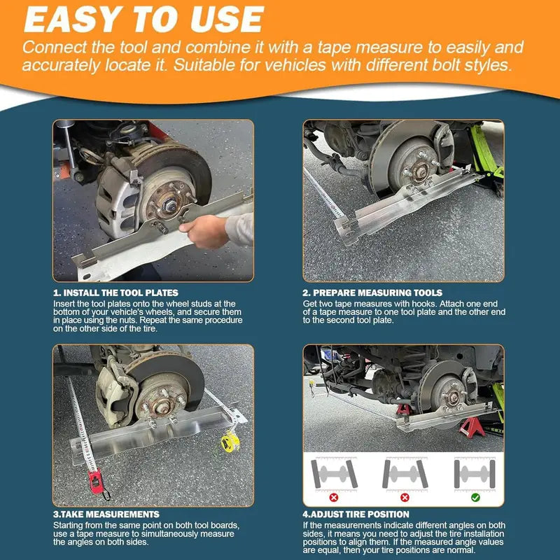 AlignMaster – Heavy Duty Stainless Steel Toe Alignment Tool