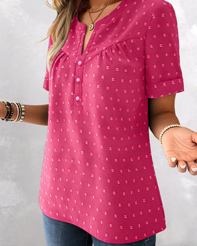 VivaLinen – Everyday V-Neck Blouse