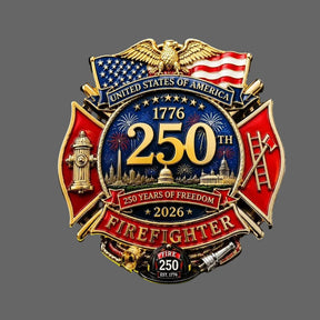 ValorShield – 250 Years Fire Service Badge