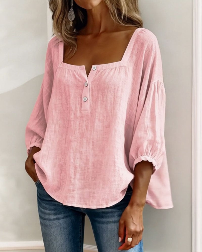 BreezeBelle – Lantern Sleeve Top