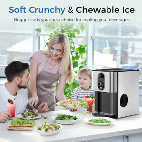 💥 Clearance Sale - Nugget Ice Maker ❄️✨ 44 lbs/Day Self-Dispensing Ice 🧊