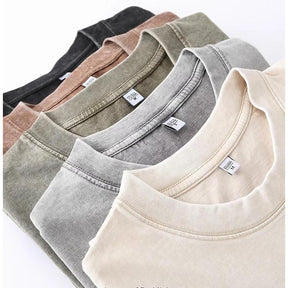 Oversoul – Relaxed Fit Acid Wash Tees