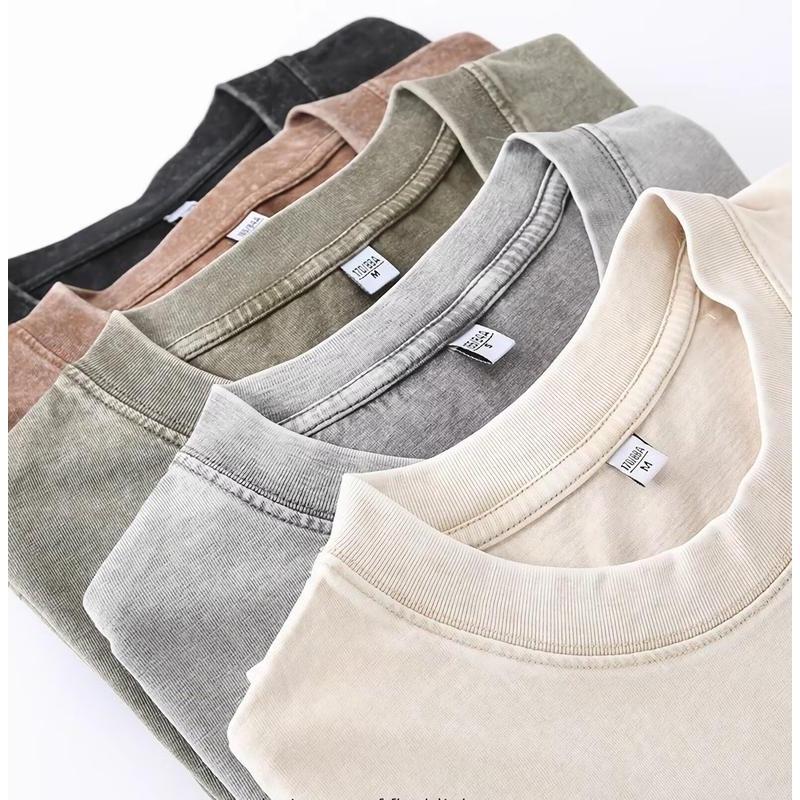 Oversoul – Relaxed Fit Acid Wash Tees