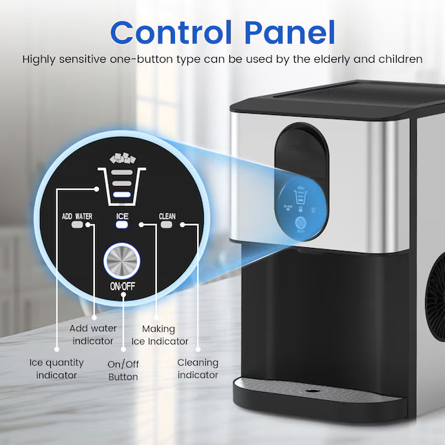 💥 Clearance Sale - Nugget Ice Maker ❄️✨ 44 lbs/Day Self-Dispensing Ice 🧊