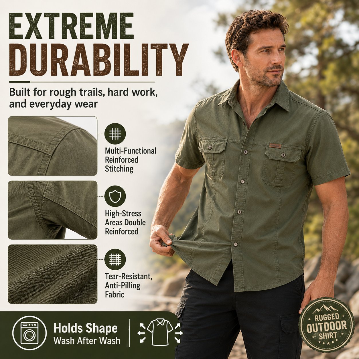 BreezeWear – Breathable Outdoor Shirt