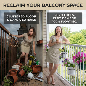 GreenRail – Space-Saving Hanging Planter