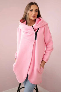 FlexiCurve – Stylish Plus Size Half Zip Hoodie