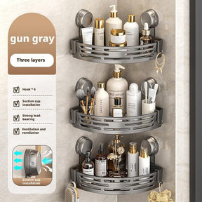 BathHaven – Triangle Suction Organizer