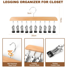 ClipNest – 10-Clip Space Saving Closet Organizer