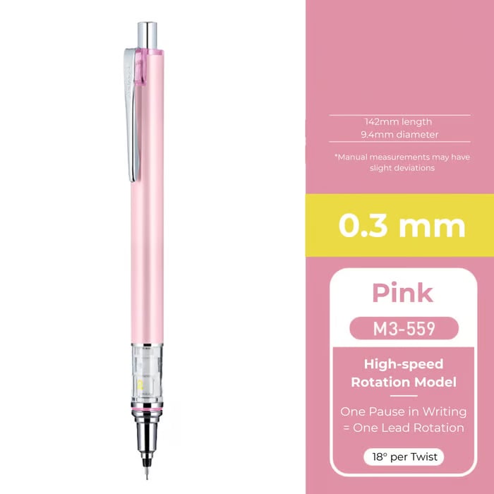 WritePro – Advance Mechanical Pencil M5-559, 0.3 mm – 0.7 mm