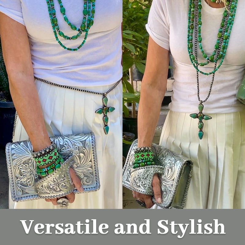 LuxeBlossom – Silver Flower Dance Western Style Clutch