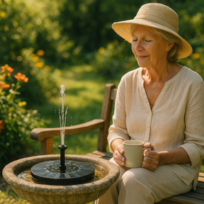 SunFlow – Solar Garden Fountain