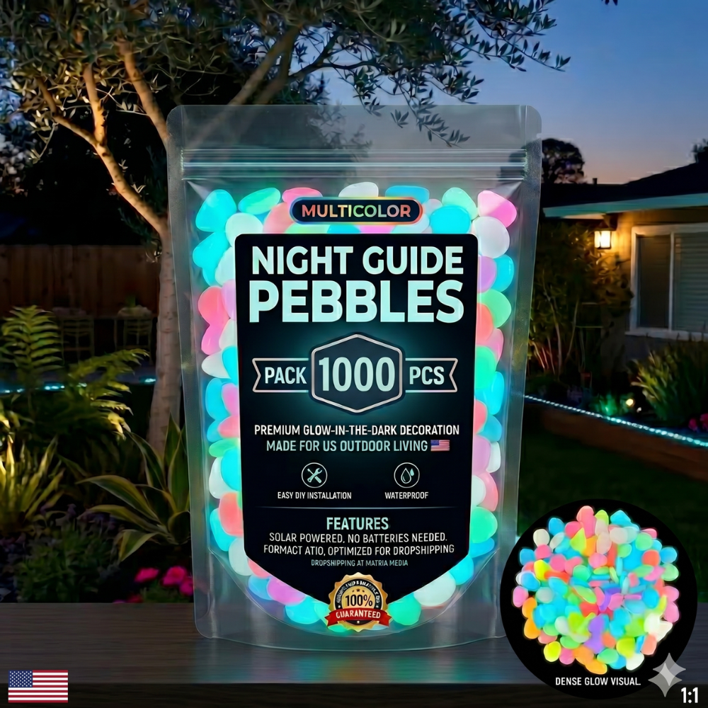 AuraPebble – Glow Garden Stones