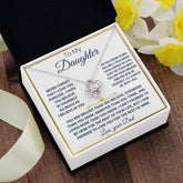 ForeverBond – To My Daughter Love Knot Necklace