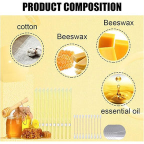 TranquilEar – Herbal Beeswax Wellness Candles