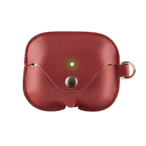 LuxeShield – Premium Genuine Leather AirPods Protective Case