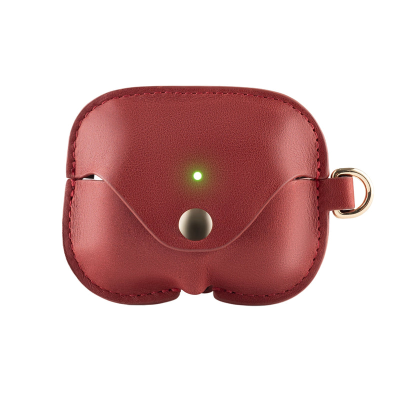 LuxeShield – Premium Genuine Leather AirPods Protective Case