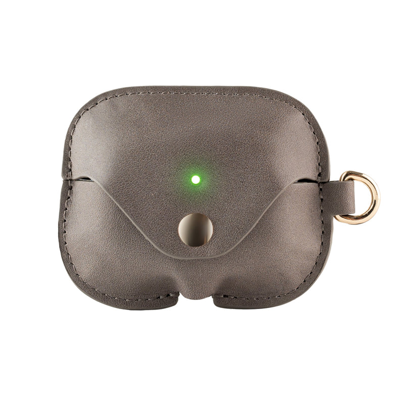LuxeShield – Premium Genuine Leather AirPods Protective Case