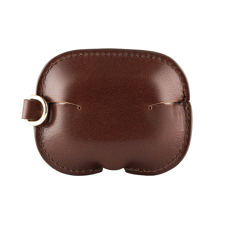 LuxeShield – Premium Genuine Leather AirPods Protective Case